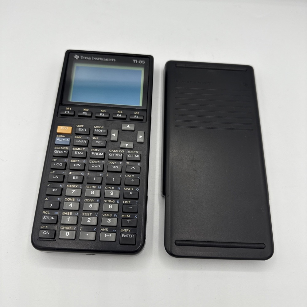 Texas Instruments TI-85 Graphing Calculator With Cover Black (C4)